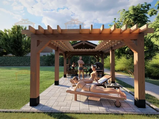 НАВЕС ДЛЯ БАРБЕКЮ ФЭМИЛИ ПАРК — Фото 8