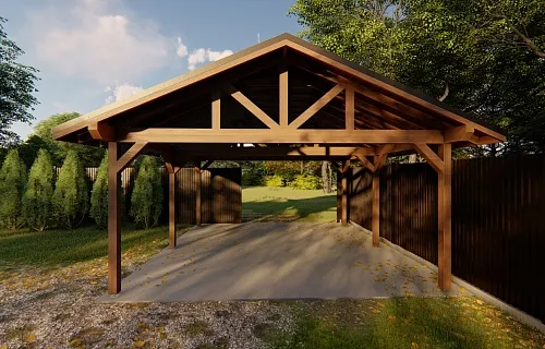 Навес для автомобилей КОРОЛЕВ — Фото 5