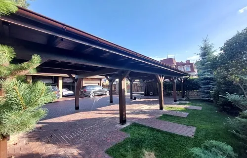 Односкатный навес для автомобилей ЛЕОН — Фото 4