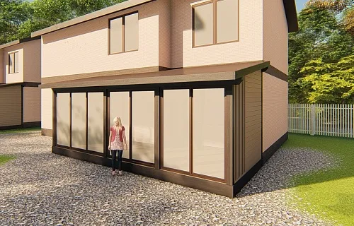 Застекленная беседка ЮНОНА 2.0 — Фото 3