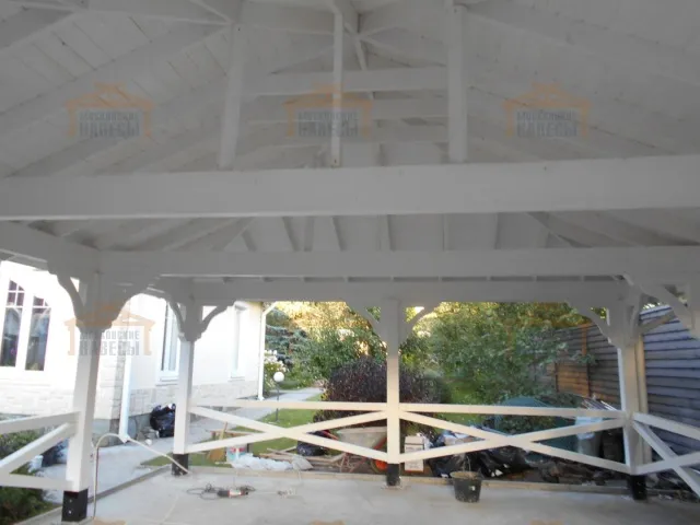 Навес для двух машин РЕНЕССАНС — Фото 4