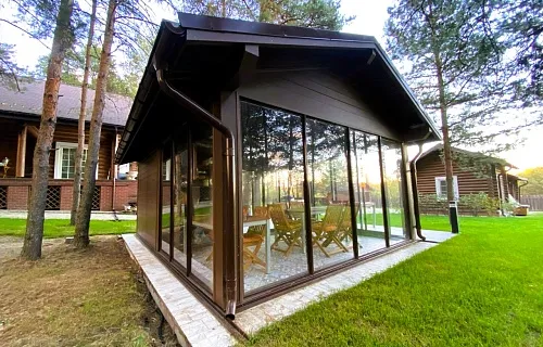 Застекленная беседка БУРЕВЕСТНИК 2.0 — Фото 2