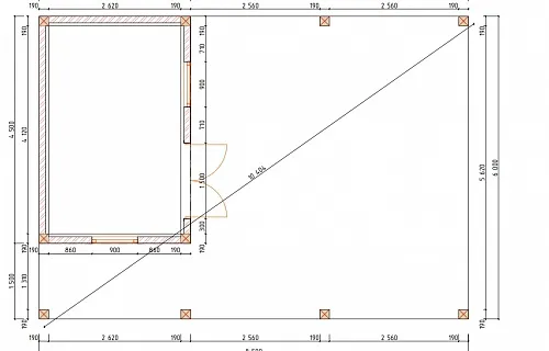 Навес с хозблоком ГАМАЮН — Фото 5