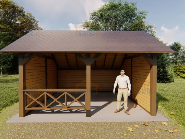 НАВЕС-БЕСЕДКА АТЛАНТ — Фото 6