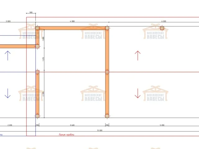 Навес для двух машин с хозблоком ФЭМИЛИ 2.0 — Фото 5