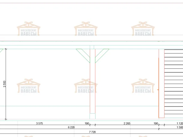 Навес с хозблоком ОРИОН — Фото 10