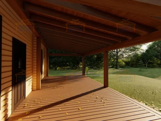 ВЕРАНДА К ДОМУ ХВОЙНАЯ — Фото 7