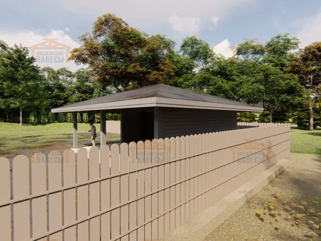 НАВЕС-БЕСЕДКА ИКС — Фото 3