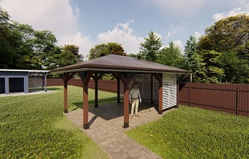 НАВЕС-БЕСЕДКА АРИАДА — Фото 5