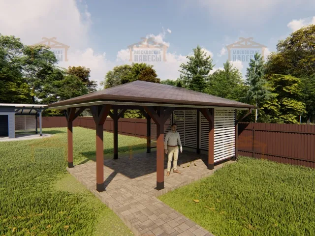 НАВЕС-БЕСЕДКА АРИАДА — Фото 5