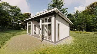 Застекленная беседка КАМЕЯ - миниатюра