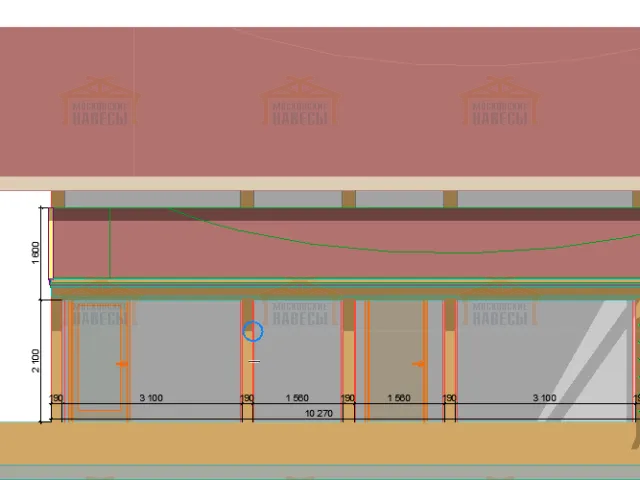 Веранда к фахверковому дому СИРИУС — Фото 9