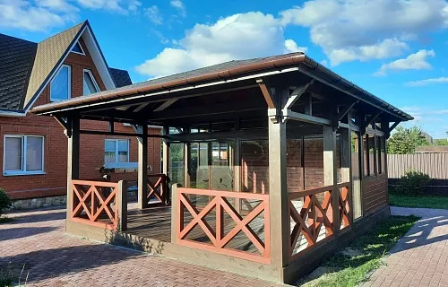 Застекленная беседка ГРАФСКАЯ ПРИСТАНЬ 2.0 — Фото 2