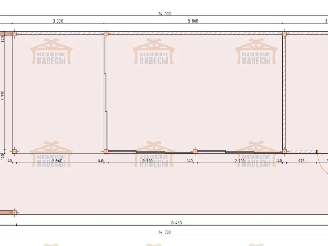 Застекленная беседка с хозблоком САКСОНИЯ 2.0 — Фото 9