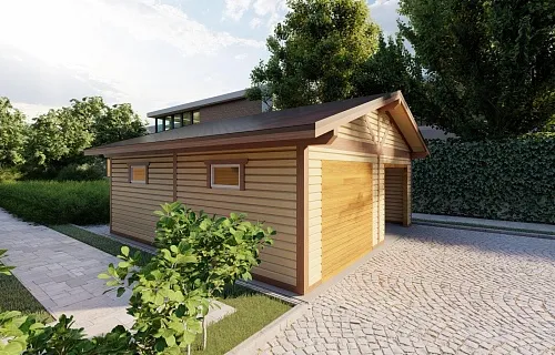 ГАРАЖ ДЛЯ ДВУХ МАШИН АЛЬПИЙСКИЙ — Фото 3