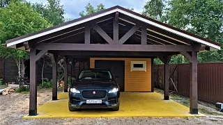 Навес с хозблоком ГАМАЮН - миниатюра