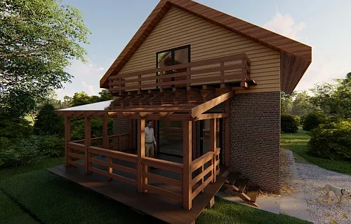 ВЕРАНДА К ДОМУ ИМПЕРИАЛ — Фото 3