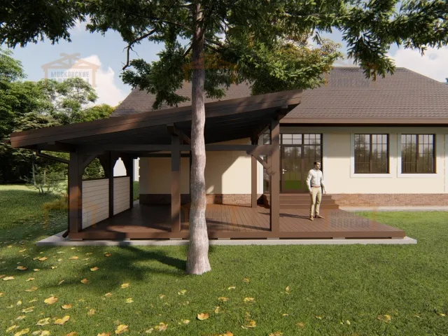 ВЕРАНДА-ТЕРРАСА К ДОМУ ПРОСТОР — Фото 5