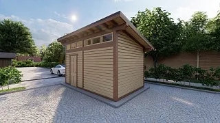 ГАРАЖ ДЛЯ МАШИНЫ ЛИОН - миниатюра