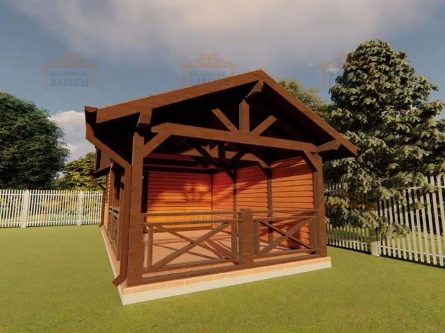 НАВЕС-БЕСЕДКА ФЕЛИКС — Фото 4