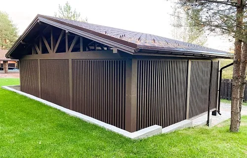 Навес для трех машин ТРИО — Фото 3