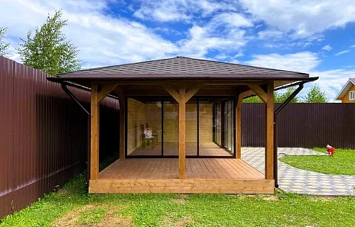 Застекленная беседка ТОСКАНА — Фото 2