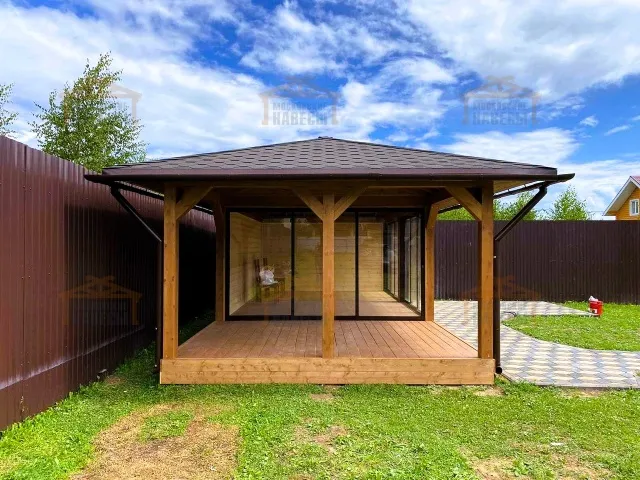 Застекленная беседка ТОСКАНА — Фото 2