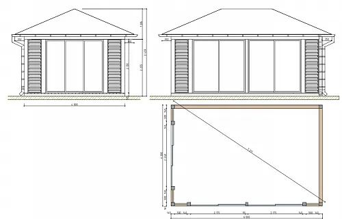 Застекленная беседка ЦЕЗАРЬ — Фото 9