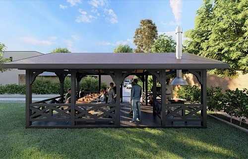 Навес для барбекю ЛУИЗИАНА — Фото 9