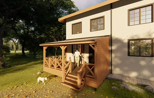 ВЕРАНДА К ДОМУ СОНАТА — Фото 2