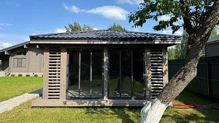 Застекленная беседка АНГЛИЙСКАЯ - миниатюра