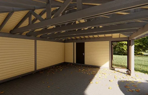 Навес-гараж БАЛТИК — Фото 3