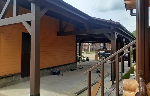 Навес с хозблоком АТМОСФЕРА — Фото 4