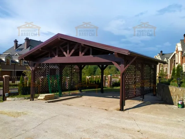 Навес для 3ех машин ВЕСТА 2.0 — Фото 8