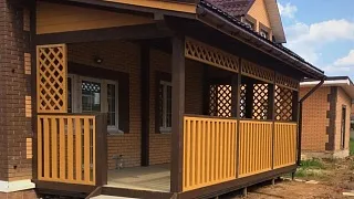 ВЕРАНДА ИЗ ДЕРЕВА ВЕКТОР - миниатюра