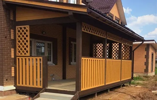 ВЕРАНДА ИЗ ДЕРЕВА ВЕКТОР — Фото 2