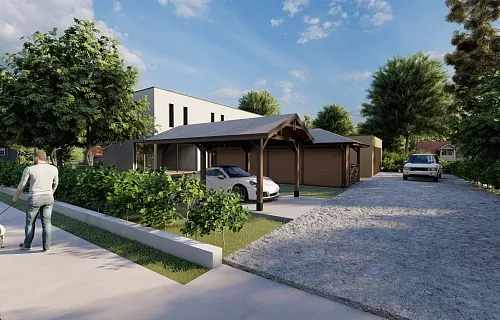 Навес для одного автомобиля УНО — Фото 5