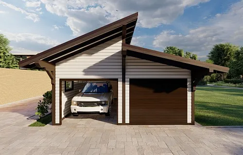 ГАРАЖ ДЛЯ ДВУХ АВТО СО ВТОРЫМ СВЕТОМ ФИЛАДЕЛЬФИЯ — Фото 7