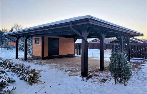 Навес с хозблоком АРИЗОНА — Фото 6