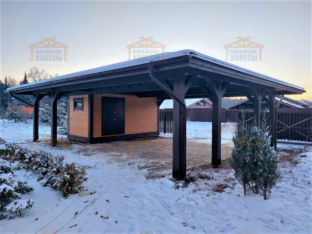 Навес с хозблоком АРИЗОНА — Фото 6