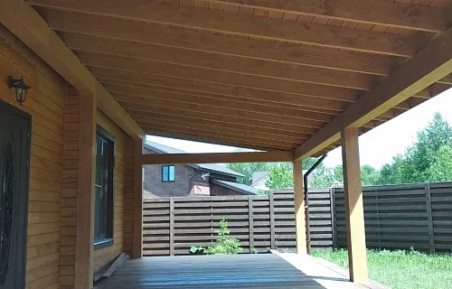 ВЕРАНДА К ДОМУ ХВОЙНАЯ — Фото 3