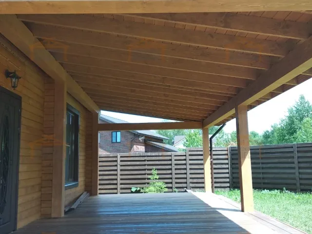 ВЕРАНДА К ДОМУ ХВОЙНАЯ — Фото 3