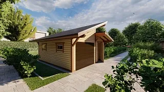 ГАРАЖ ДЛЯ МАШИНЫ СО ВТОРЫМ СВЕТОМ ТЕХАС - миниатюра