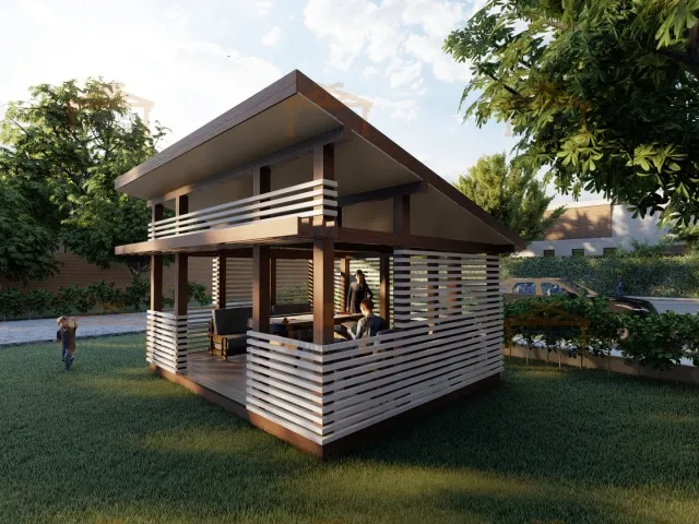 НАВЕС-БЕСЕДКА ПЕРСИЯ — Фото 7