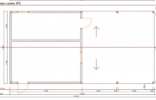 Навес для двух машин с хозблоком МАЯК — Фото 4