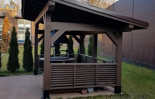 НАВЕС ДЛЯ БАРБЕКЮ ТВИД ПАРК — Фото 2