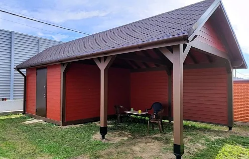 НАВЕС-БЕСЕДКА КАРПАТЫ 2.0 — Фото 2