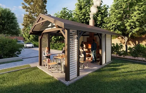 Навес для барбекю МИСТРАЛЬ — Фото 2