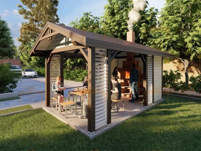 Навес для барбекю МИСТРАЛЬ — Фото 2