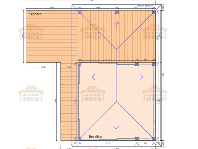 Застекленная беседка АДМИРАЛ 2.0 — Фото 10
